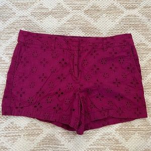 Ann Taylor Loft 100% Cotton Eyelet women’s shorts 3.5” Inseam